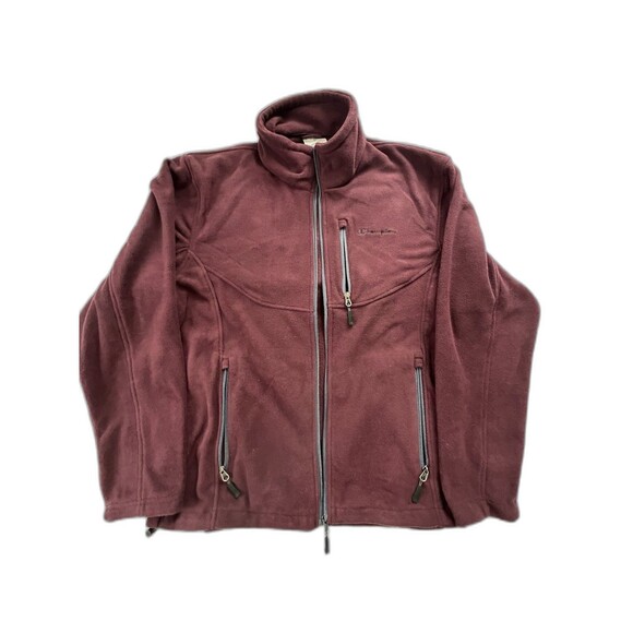 Champion Performance Men’s Dark Mulberry Full Zip Fleece Jacket Size M New Tags - Picture 3 of 10
